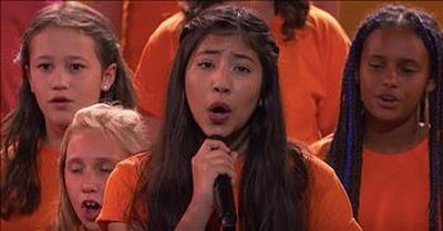 Children's Choir Earns Golden Buzzer With Disney Song 