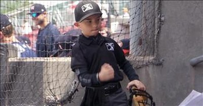 10-Year-Old Boy Is The Umpire's Biggest Fan 
