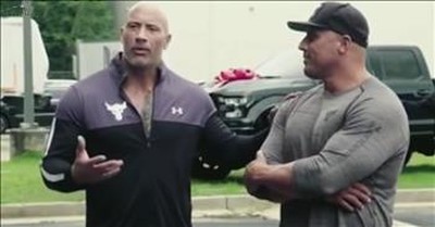 The Rock Surprises Stunt Double Cousin With Truck 