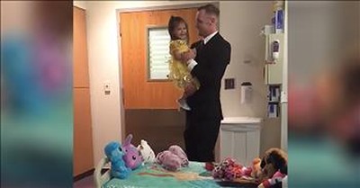 Father Dances With 2-Year-Old Daughter Battling Cancer 