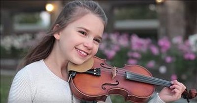 9-Year-Old Performs Violin Rendition Of 'Hallelujah' 