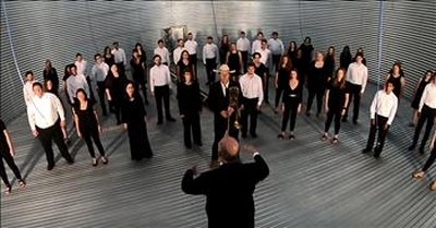 Choir Sings 'Down To The River To Pray' In Silo 