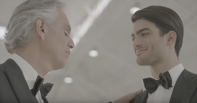 Andrea Bocelli Duets With Son With 'Fall On Me'