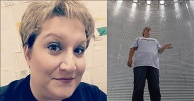 Mom Sings 'How Great Thou Art' In Empty Silo And It's Beautiful 