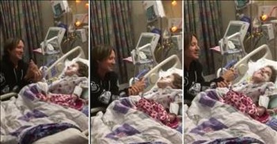 Keith Urban Sings to Fan in Her Hospital Room When She Can't Make Concert 
