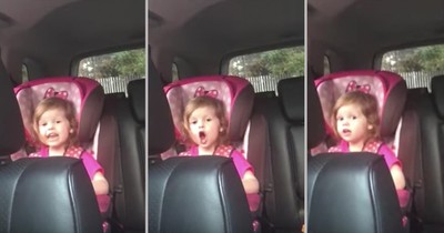Holly Lee Adorably Sings 'Bohemian Rhapsody' From Her Pink Carseat