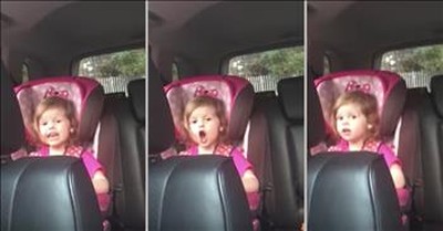Holly Lee Adorably Sings 'Bohemian Rhapsody' From Her Pink Carseat 