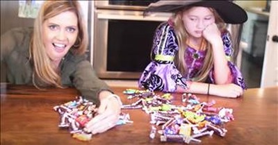 Funny Family Sings About Halloween Candy 'Mommy Tax' 