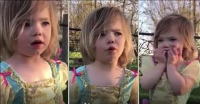 Little Girl's Hilarious Reaction To Having A Baby Brother 