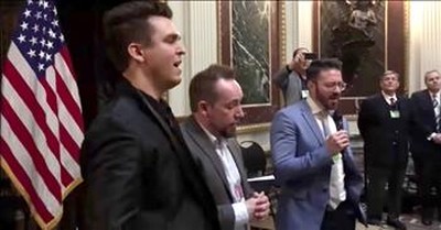 Danny Gokey Leads Worship At The White House 