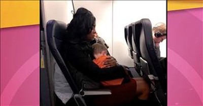 Strangers Help Frazzled Mom On A Flight And She Pays It Forward 