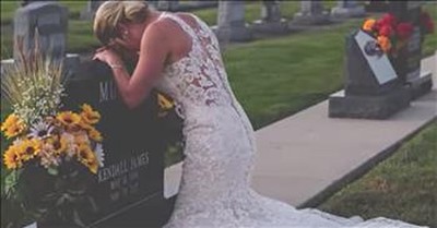 Bride Takes Wedding Photos Alone After Drunk Driver Kill Fiance 