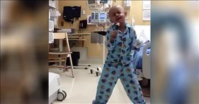 Little Boy Dances To Michael Jackson After Finishing Cancer Treatment 