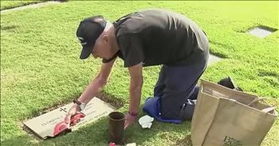 93-Year-Old Man Visits Wife's Grave 1,300+ Times 