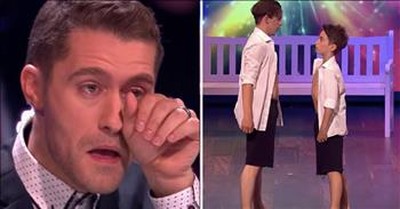 Brotherly Contemporary Dance Brings One Judge To Tears 