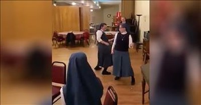 Nuns Dance To Queen's 'We Will Rock You' 