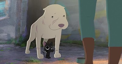 Pixar Short Tells Story Of Abused Pit Bull And Stray Cat - Staff Picks