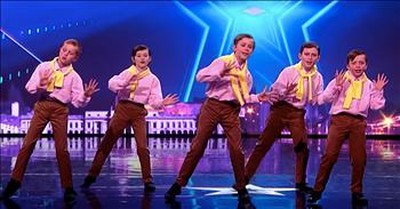 5 Irish Boys Perform 'I Just Want To Dance With You' 