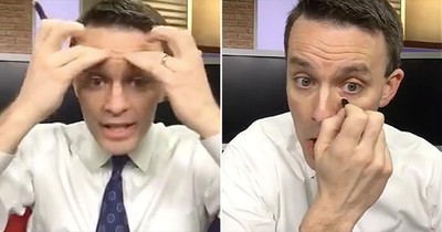 Funny News Anchor Shares His Makeup Routine