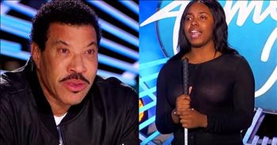 Blind Singer's 'Rise Up' Audition Brings Lionel Ritchie To Tears 