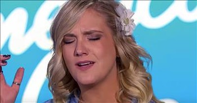 Lauren Engle American Idol Audition For Lost Husband 