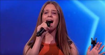 14-Year-Old With Big Voice Earns Golden Buzzer With A Star Is Born Cover 