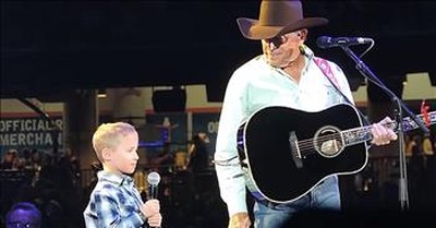 George Strait And Grandson Sing 'God and Country Music' Duet 