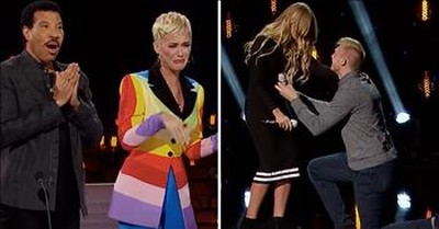 Surprise Proposal On American Idol During Hollywood Week 