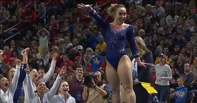 Viral Gymnast Katelyn Ohashi Earns Another Perfect 10 Floor Routine 