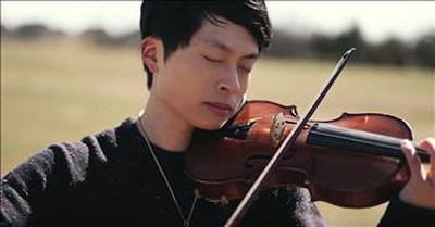 Young Man Performs Violin Cover Of 'Hills And Valleys' 
