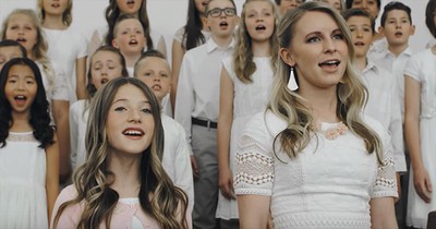 'Risen' - Choir Of 55 Children Sing Original Easter Hymn