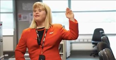 Woman With Down Syndrome Follows Dream To Become A Flight Attendant 