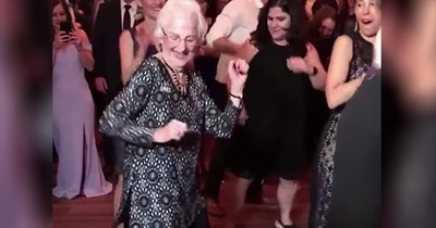 96-Year-Old Granny Shows Off Moves On The Dance Floor