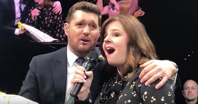 Michael Buble Sings 'A Whole New World' With 6th Grade Teacher