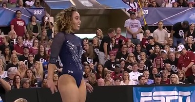 Viral Gymnast Katelyn Ohashi Performs Last Routine Of Collegiate Career