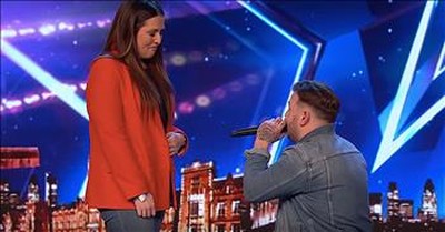 Contestant Surprises Girlfriend With Proposal After Successful Audition 