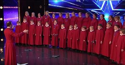 Children's Church Choir Performs Disney Classic For Audition 