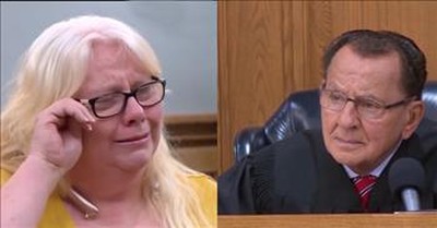 Judge Shows Compassion After Grieving Widow Enters Courtroom 