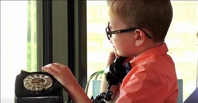 5-Year-Old Whose Dad Died Makes Surprise Phone Call To Heaven 