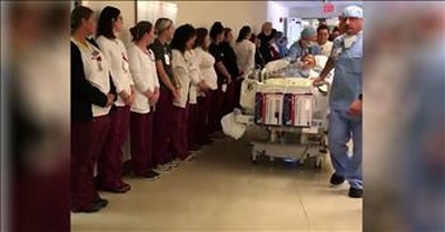 Hospital Honors Late Nurse Being Wheeled To Donate Organs 