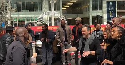 Lion King Cast Surprises Train Station With 'Circle Of Life' Performance 