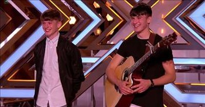 Teen Irish Brothers Audition Together With Classic Rock Song 