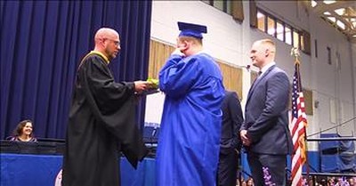 Entire Arena Remains Silent For Young Man With Autism During Graduation 