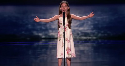 10 Year Old Emanne Beasha Earns Golden Buzzer With Caruso Performance Inspirational Videos