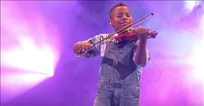 Violinist Tyler Butler-Figueroa Performs 'Don't You Worry Child' On AGT 