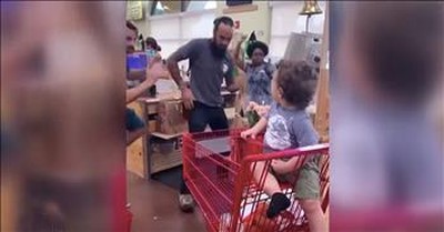 Trader Joe's Staff Dance To Calm Down Crying Toddler 