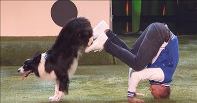Lukas And Falco Dog Act Channels Classic Kids Movie For Amazing Routine 