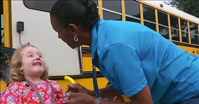 5-Year-Old And School Bus Driver Change Each Other's Lives 