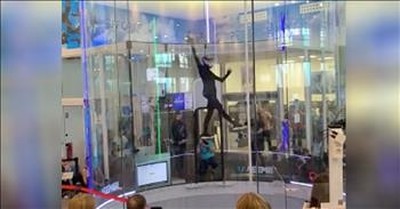 17-Year-Old Performs Epic Indoor Sky Diving Dance Routine 