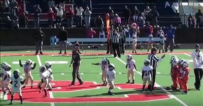 Pee Wee Football Players Have Adorable Dance Off Before Game 